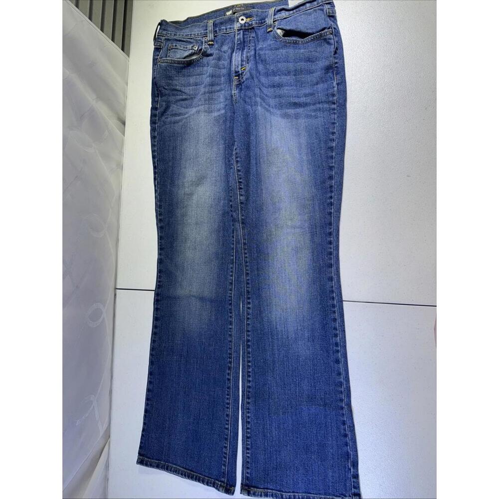 Levi's 515 Jeans Women's 12 L/C 34x33 Boot Cut Blue Denim Cowgirl Western Levis